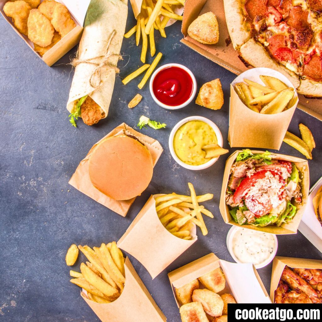 Fast food at Resto